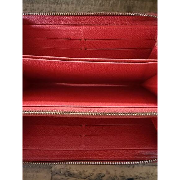 Louis Vuitton Zippy Wallet Women's Monogram Leather Long Zip Clutch France - Picture 11 of 16